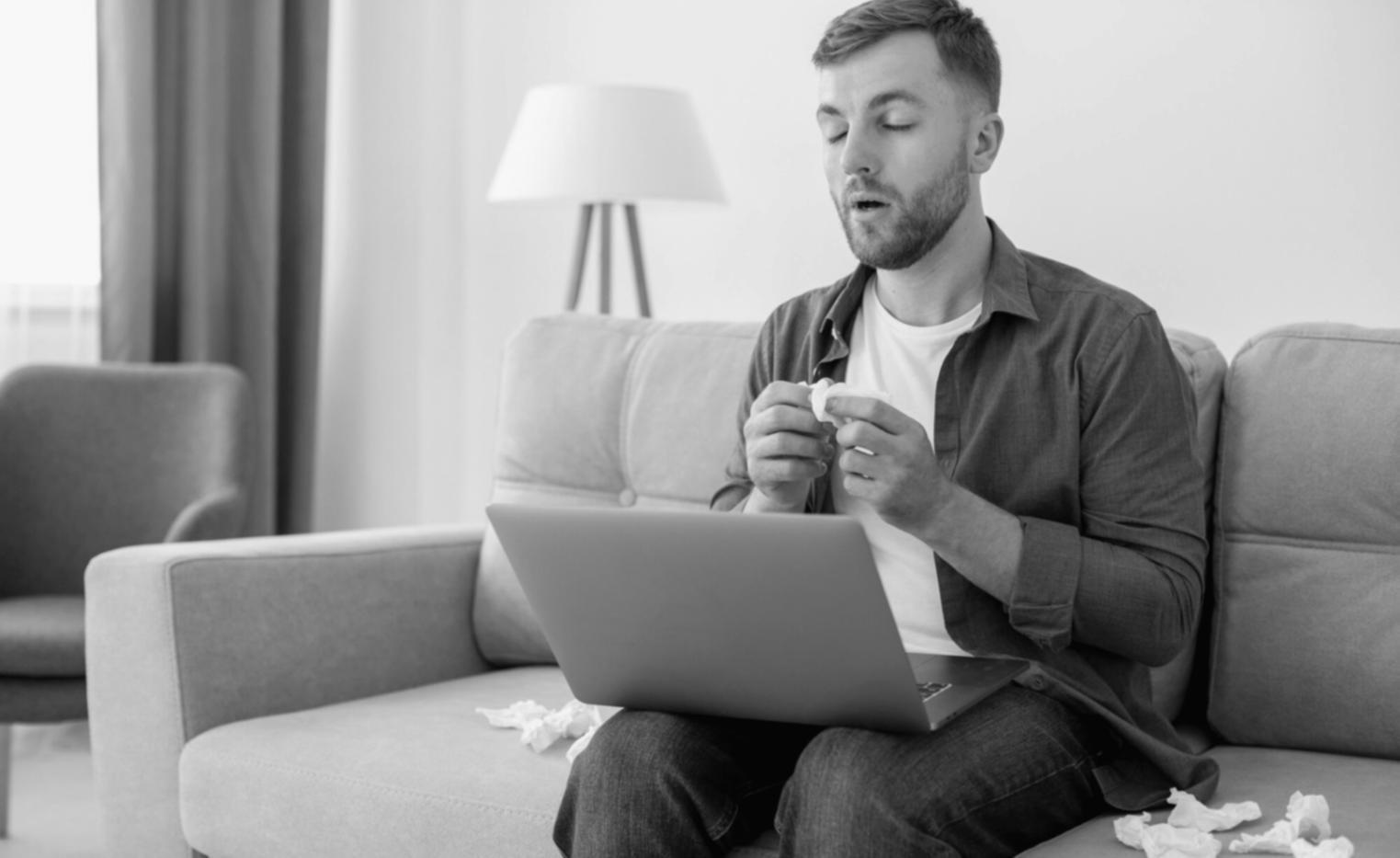 Professional using financial planning software on computer